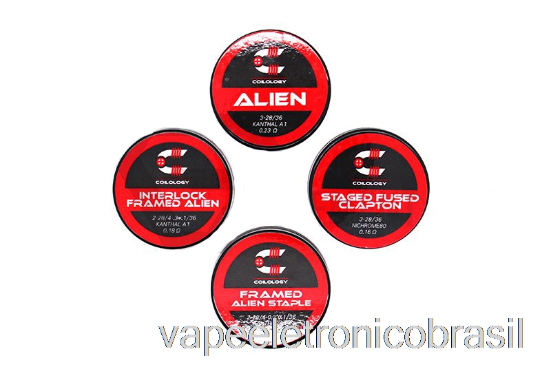 Vape Recarregável Coilology Desempenho Bobinas Pré-construídas Escalonadas - 0,16ohm Ni80
